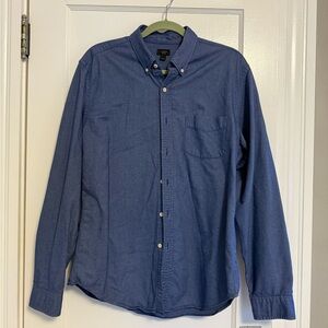 J. Crew deep blue Casual Button-Down Shirt